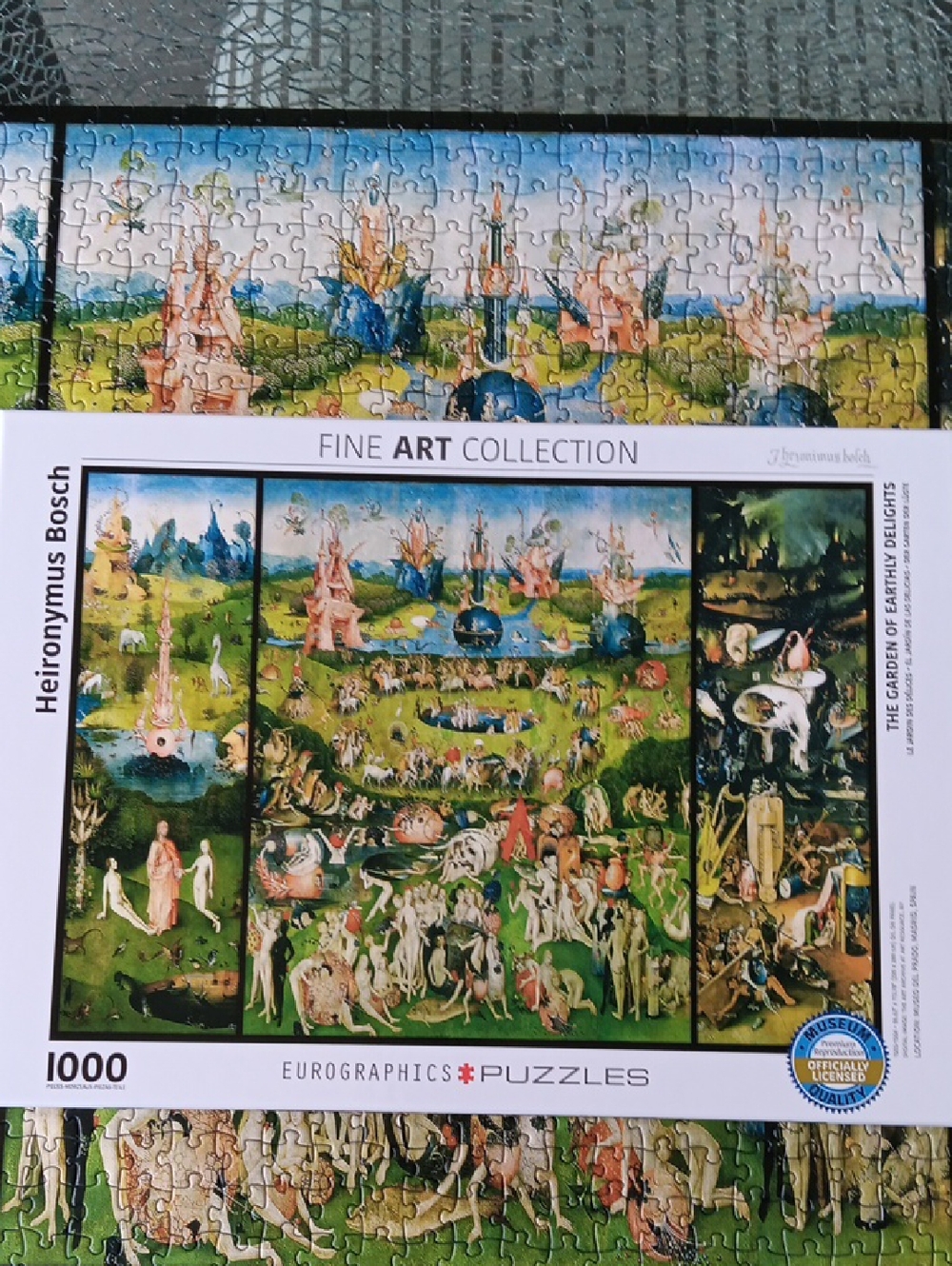 The Garden of Earthly Delights, 1,000 Piece Puzzle by Eurographics